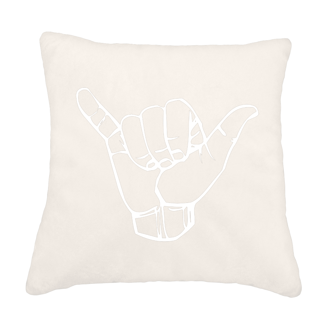 Puder hang loose - Hvid - KJoF - Sort nappa - 