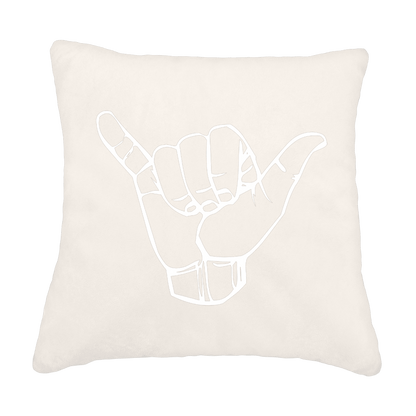 Puder hang loose - Hvid - KJoF - Sort nappa - 