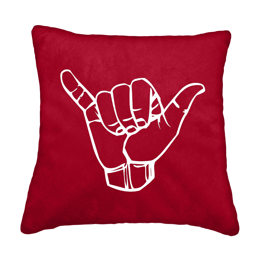 Puder hang loose - Rød - KJoF - Sort nappa - 