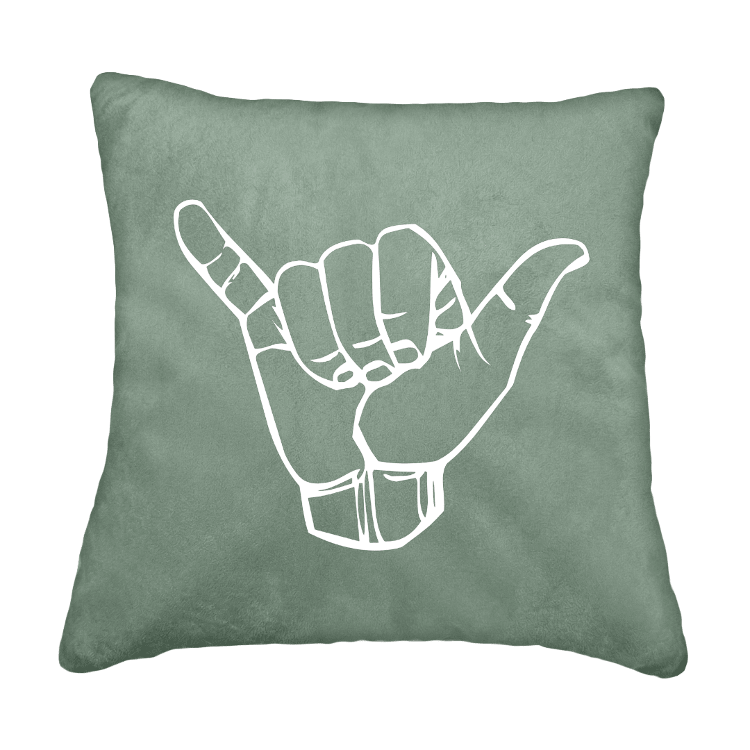 Puder hang loose - Salviegrøn - KJoF - Sort nappa - 