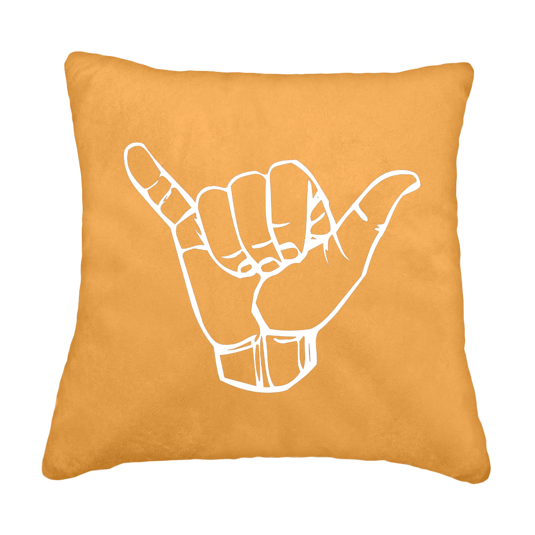 Puder hang loose - sennepsgul - KJoF - Sort nappa - 