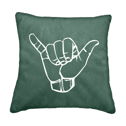Puder hang loose - Skovgrøn - KJoF - Sort nappa - 