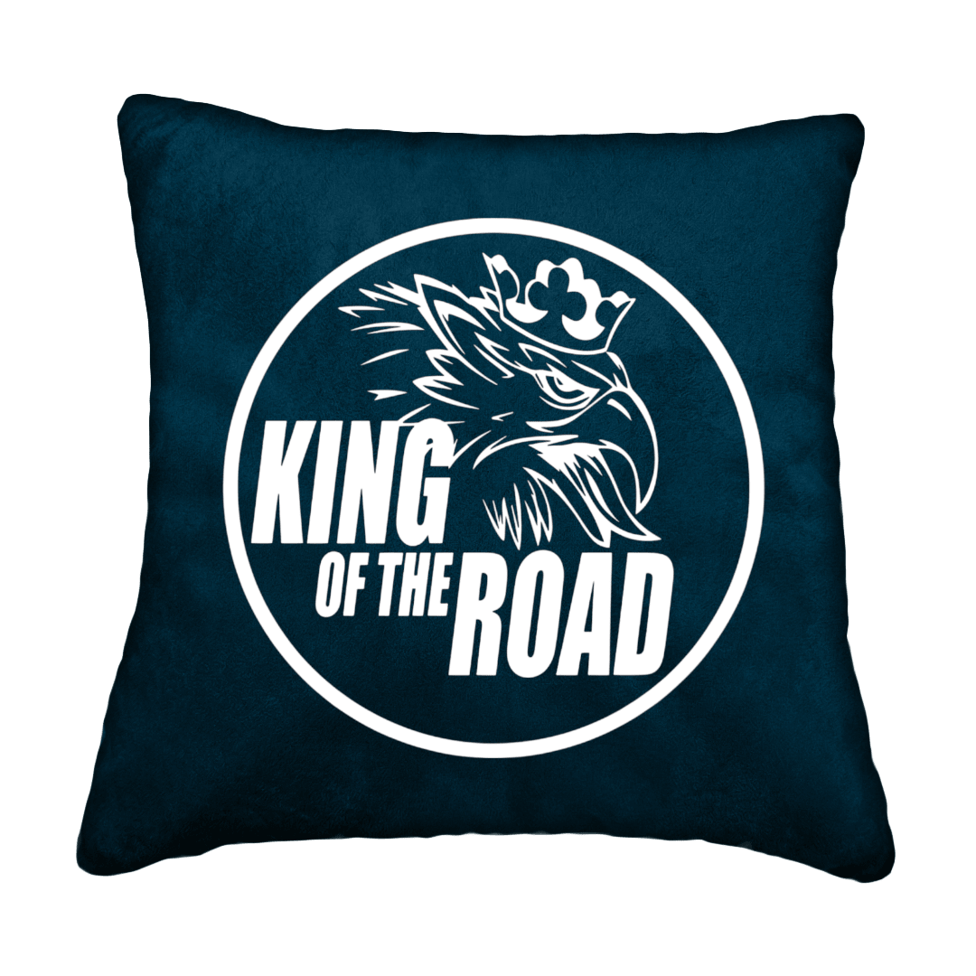Puder king of the road - Denimblå - KJoF - Sort nappa - 