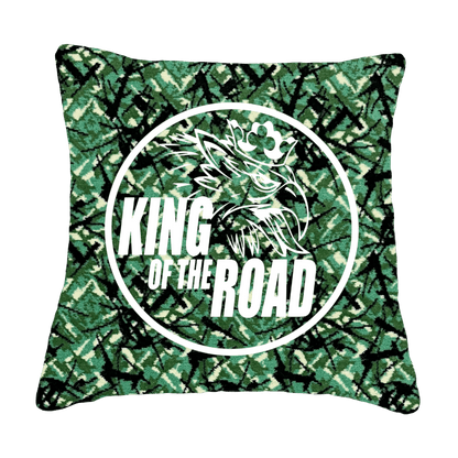 Puder king of the road - Grøn busplys - KJoF - Sort nappa - 