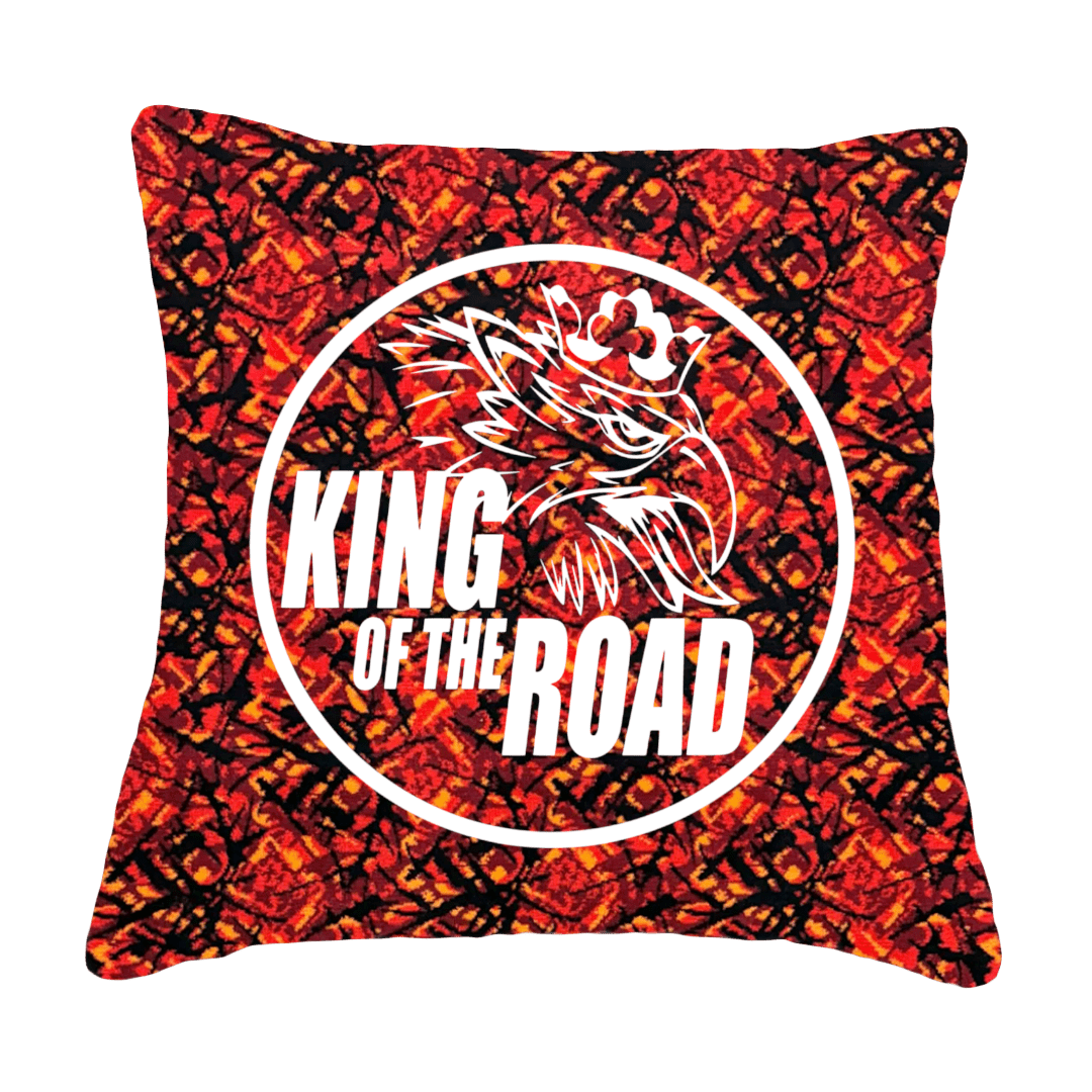 Puder king of the road - Rød busplys - KJoF - Sort nappa - 
