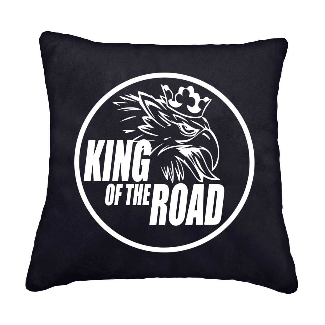 Puder king of the road - Stålgrå - KJoF - Sort nappa - 