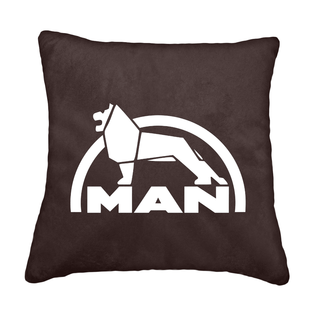 Puder MAN løve - Anthracite - KJoF - Sort nappa - 