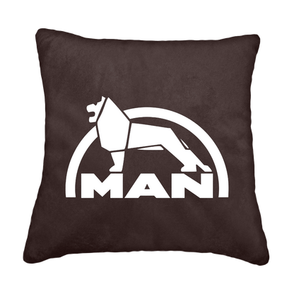Puder MAN løve - Anthracite - KJoF - Sort nappa - 