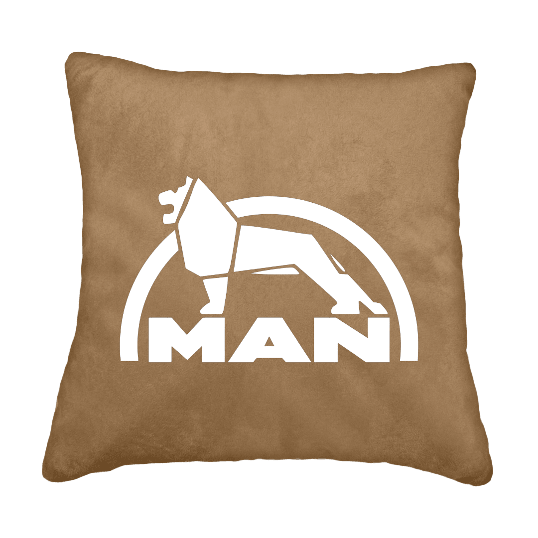 Puder MAN løve - Beige - KJoF - Sort nappa - 