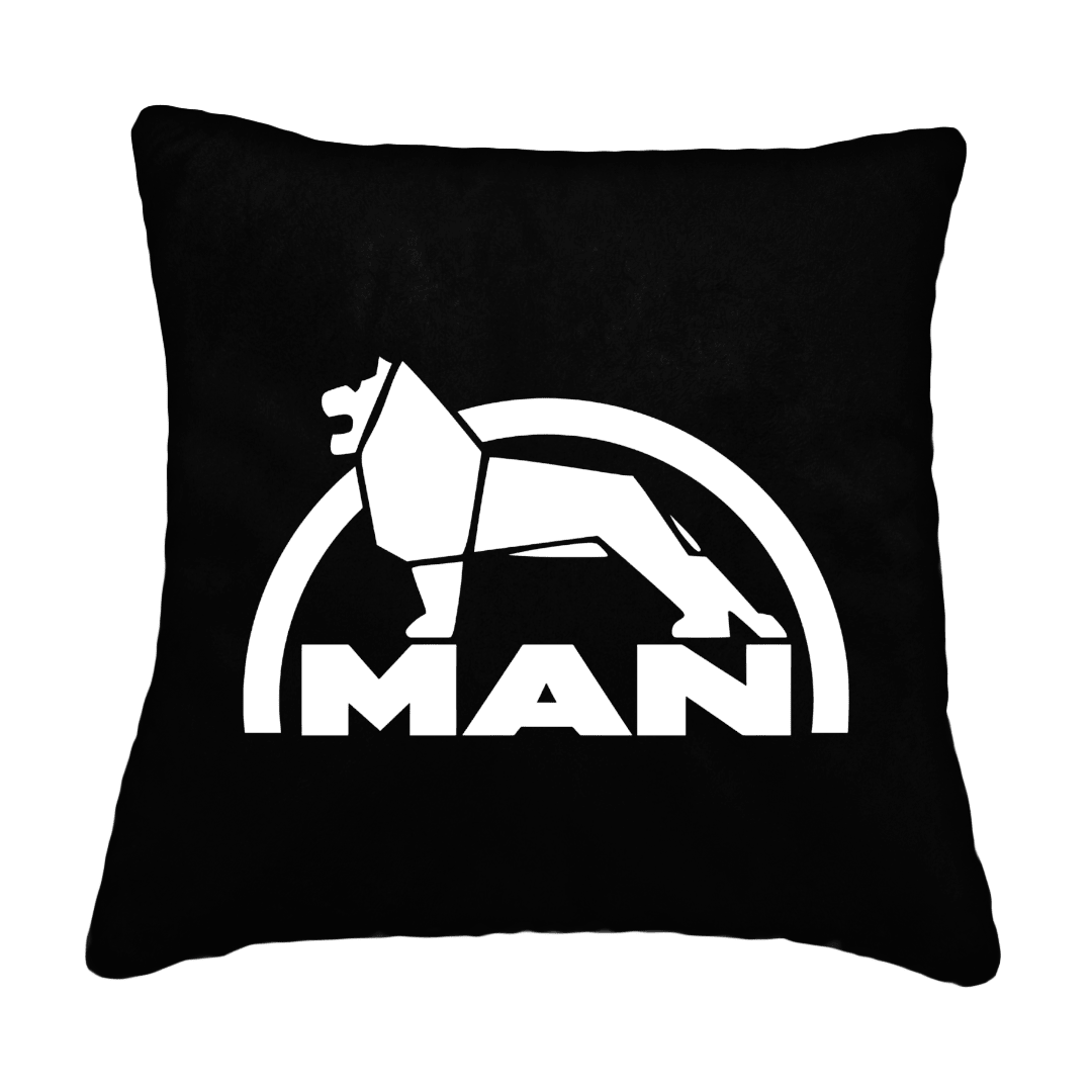Puder MAN løve - Sort - KJoF - Sort nappa - 