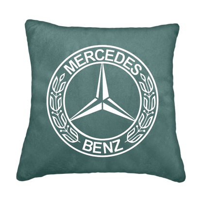 Puder mercedes benz - Aronagrøn - KJoF - Sort nappa - 