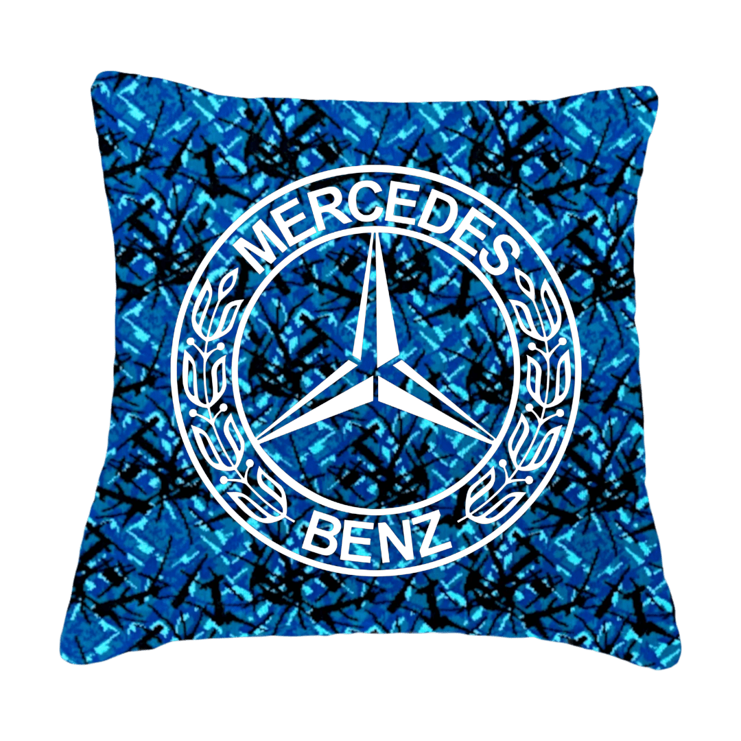 Puder mercedes benz - Blå busplys - KJoF - Sort nappa - 