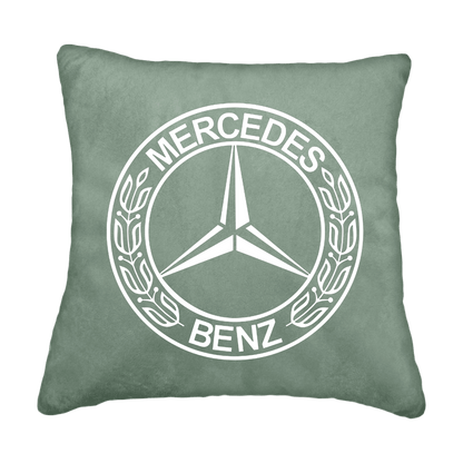 Puder mercedes benz - Salviegrøn - KJoF - Sort nappa - 