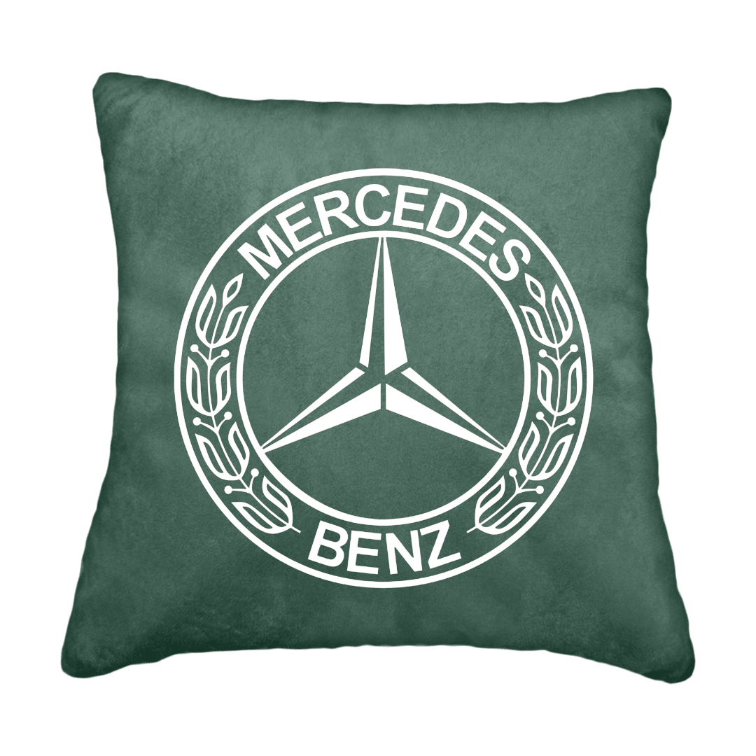 Puder mercedes benz - Skovgrøn - KJoF - Sort nappa - 