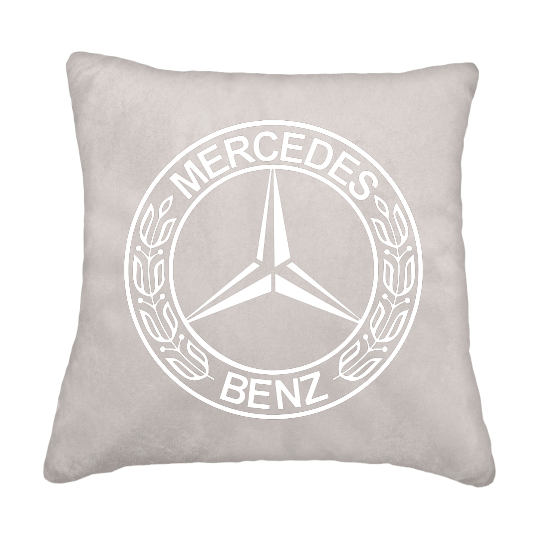 Puder mercedes benz - Sølvgrå - KJoF - Sort nappa - 