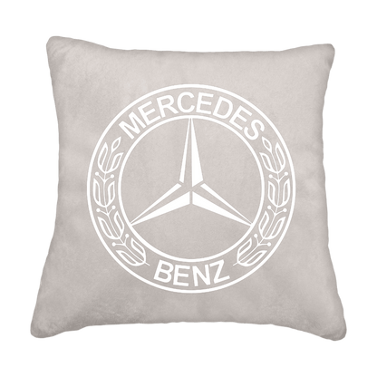 Puder mercedes benz - Sølvgrå - KJoF - Sort nappa - 