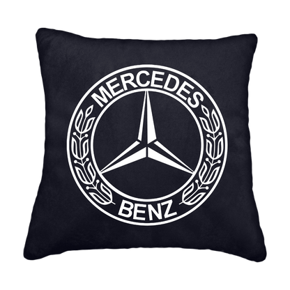 Puder mercedes benz - Stålgrå - KJoF - Sort nappa - 