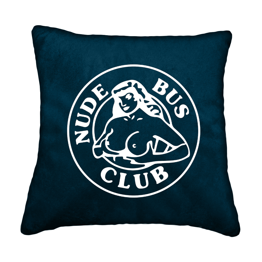 Puder nude bus club - Denimblå - KJoF - Sort nappa - 