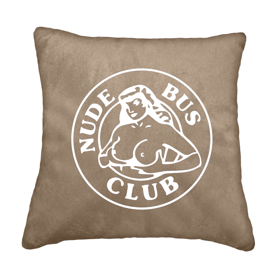 Puder nude bus club - Fossilgrå - KJoF - Sort nappa - 