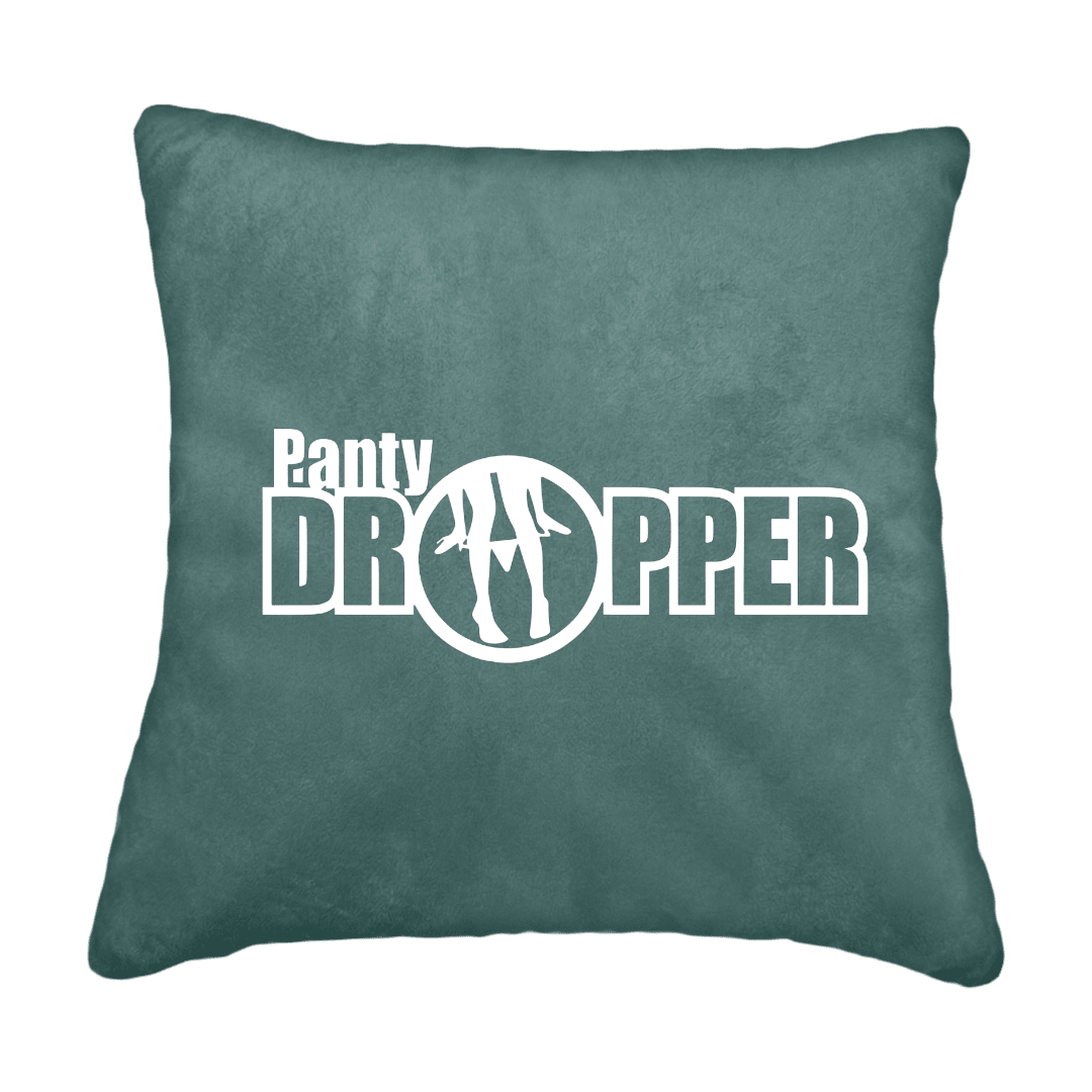 Puder panty dropper - Aronagrøn - KJoF - Sort nappa - 
