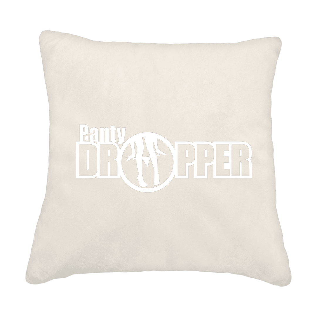 Puder panty dropper - Elfenben - KJoF - Sort nappa - 