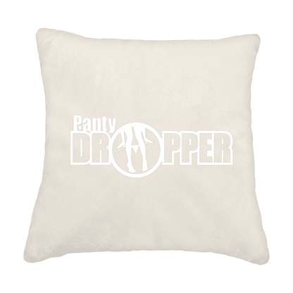 Puder panty dropper - Elfenben - KJoF - Sort nappa - 