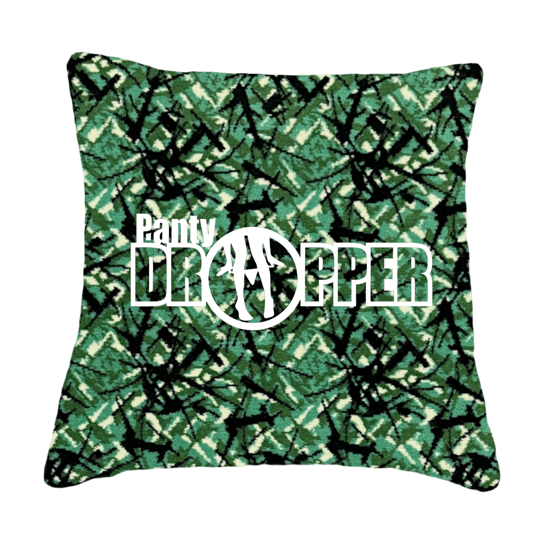 Puder panty dropper - Grøn busplys - KJoF - Sort nappa - 