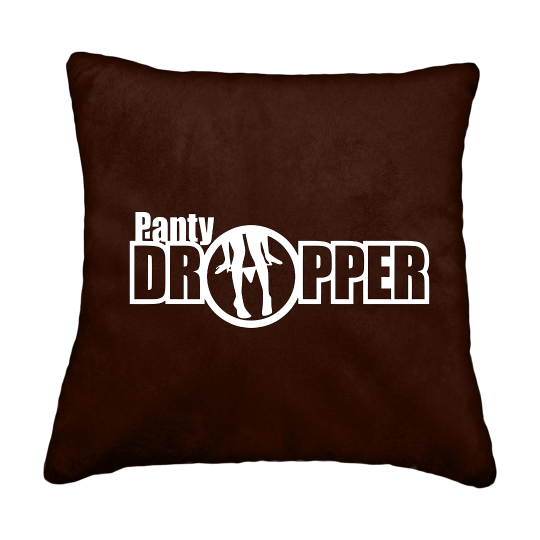 Puder panty dropper - Kaffebrun - KJoF - Sort nappa - 