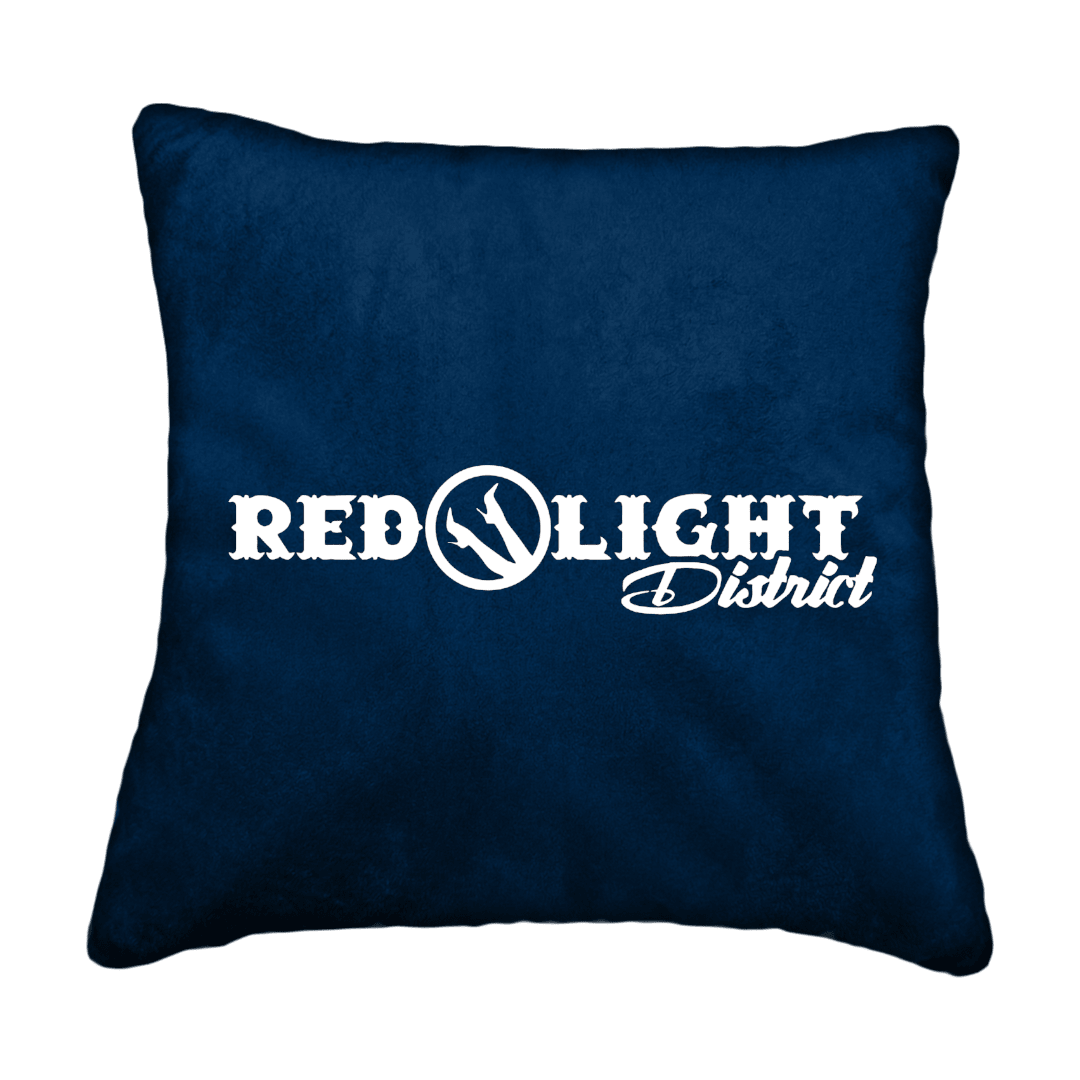 Puder red light district - cobaltblå - KJoF - Sort nappa - 