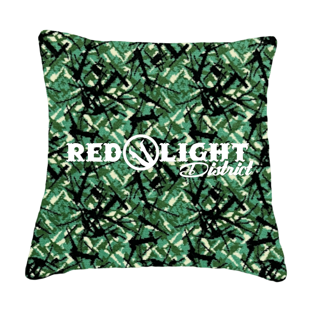 Puder red light district - Grøn busplys - KJoF - Sort nappa - 