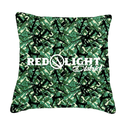 Puder red light district - Grøn busplys - KJoF - Sort nappa - 