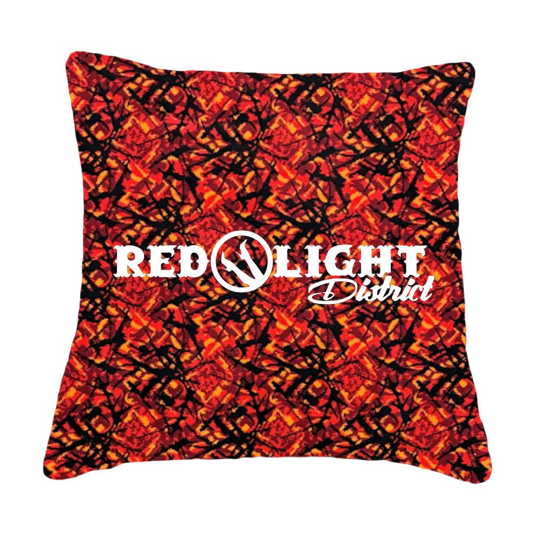 Puder red light district - Rød busplys - KJoF - Sort nappa - 