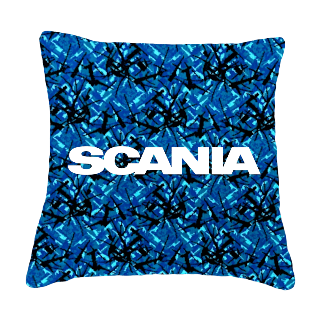 Puder scania - Blå busplys - KJoF - Sort nappa - 