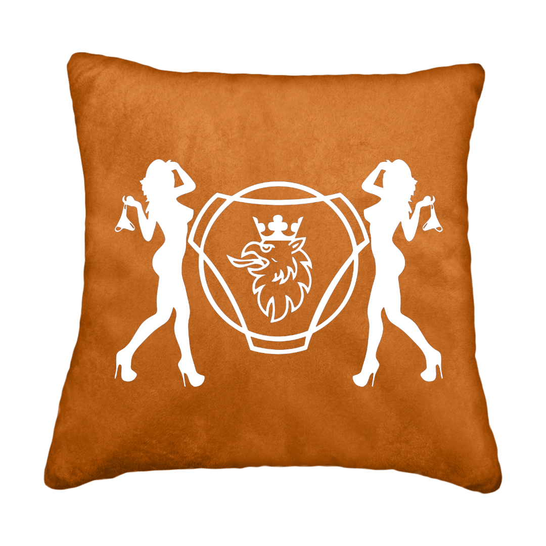 Puder scania damer - Cognac - KJoF - Sort nappa - 