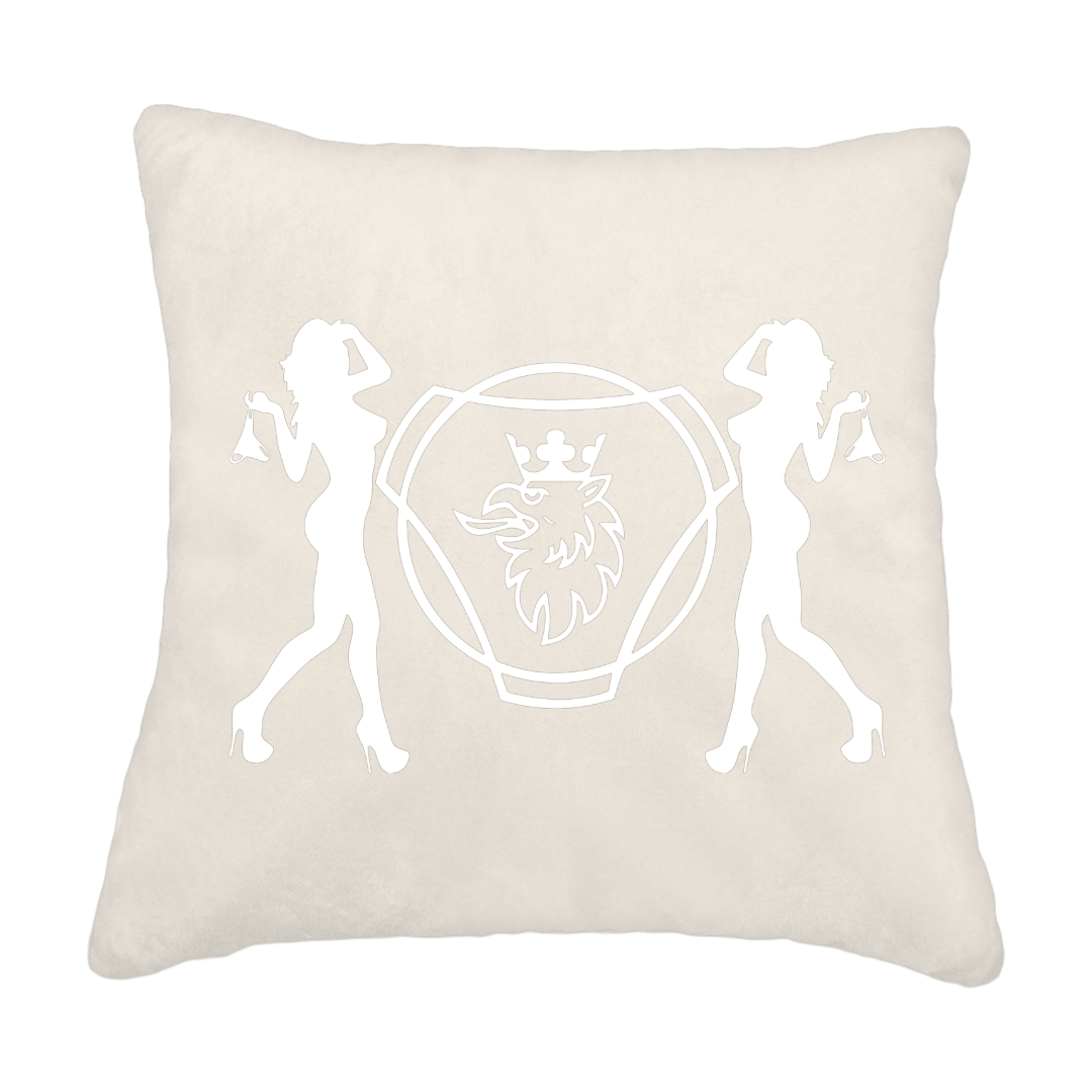 Puder scania damer - Elfenben - KJoF - Sort nappa - 