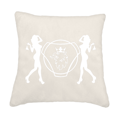 Puder scania damer - Elfenben - KJoF - Sort nappa - 