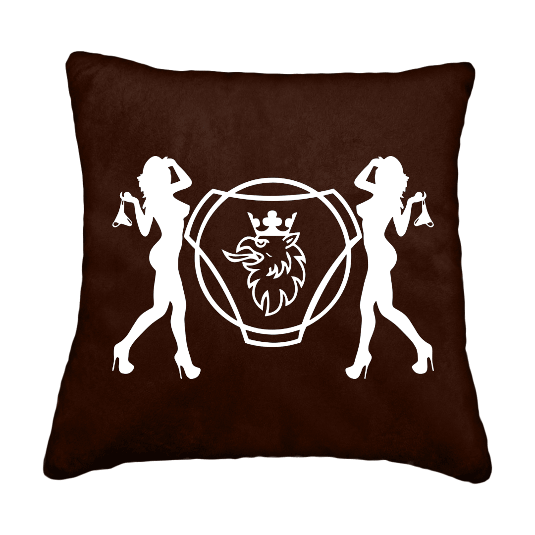 Puder scania damer - Kaffebrun - KJoF - Sort nappa - 