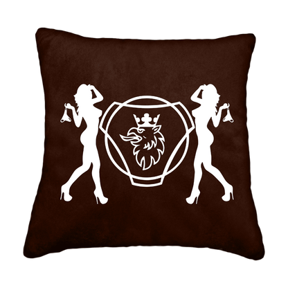 Puder scania damer - Kaffebrun - KJoF - Sort nappa - 