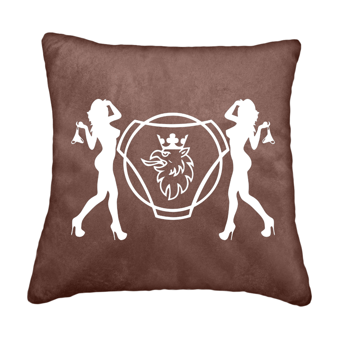 Puder scania damer - Mokkabrun - KJoF - Sort nappa - 