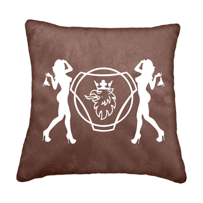 Puder scania damer - Mokkabrun - KJoF - Sort nappa - 
