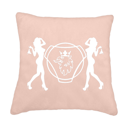 Puder scania damer - Puderpink - KJoF - Sort nappa - 