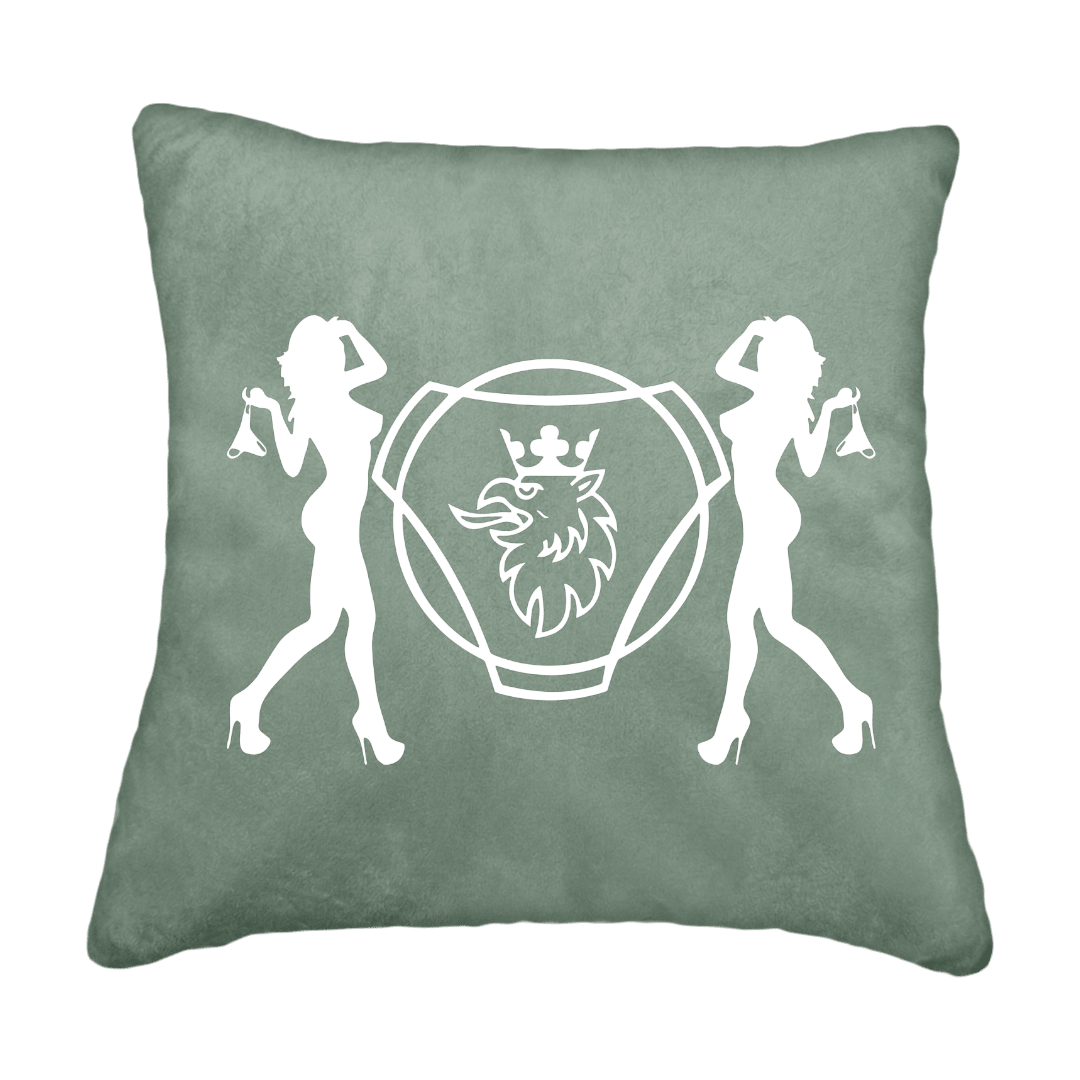 Puder scania damer - Salviegrøn - KJoF - Sort nappa - 