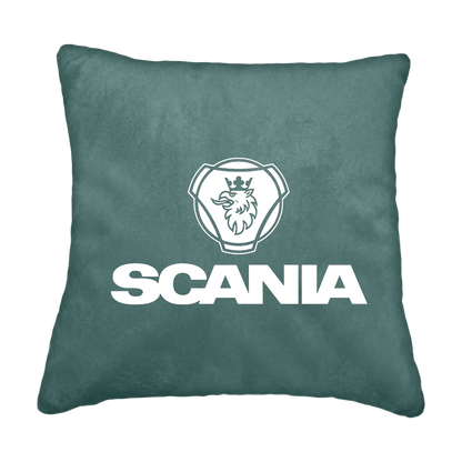 Puder scania griff - Aronagrøn - KJoF - Sort nappa - 