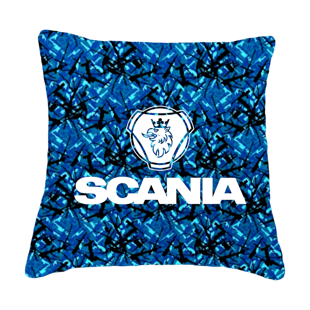 Puder scania griff - Blå busplys - KJoF - Sort nappa - 