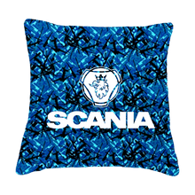 Puder scania griff - Blå busplys - KJoF - Sort nappa - 