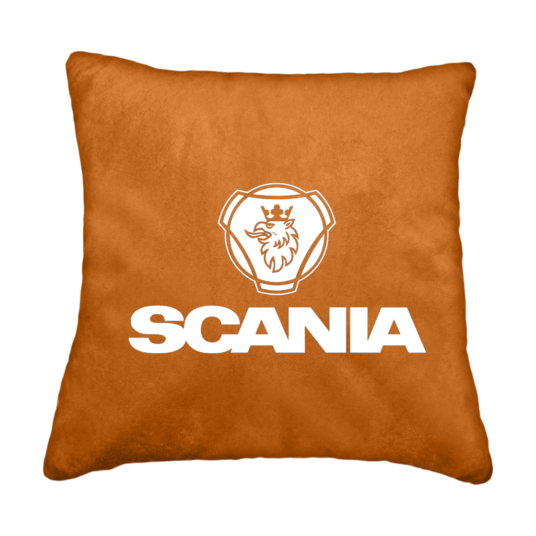 Puder scania griff - Cognac - KJoF - Sort nappa - 