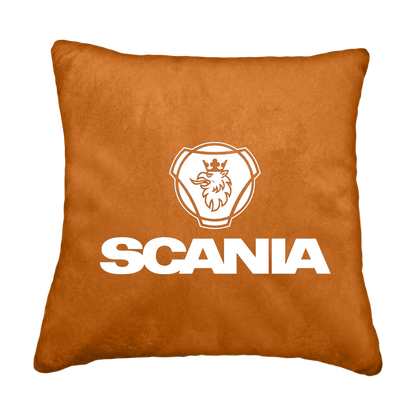 Puder scania griff - Cognac - KJoF - Sort nappa - 