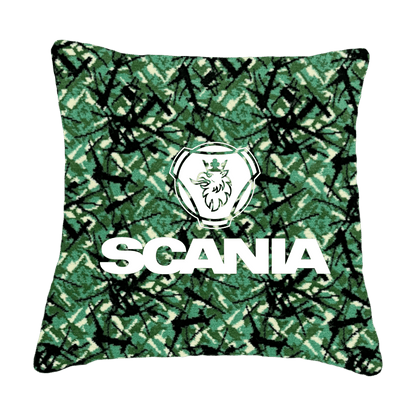 Puder scania griff - Grøn busplys - KJoF - Sort nappa - 