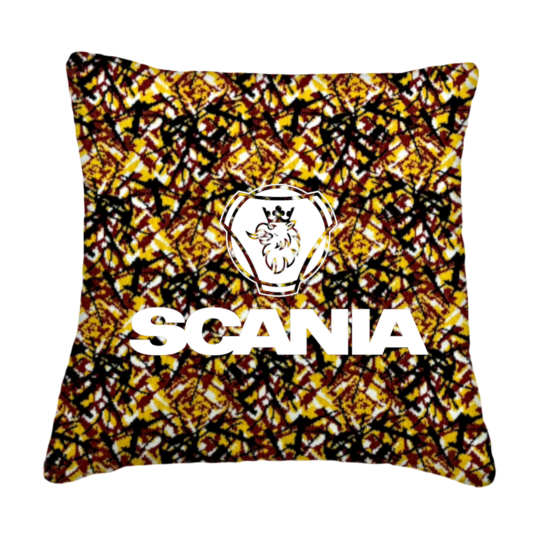 Puder scania griff - Gul busplys - KJoF - Sort nappa - 