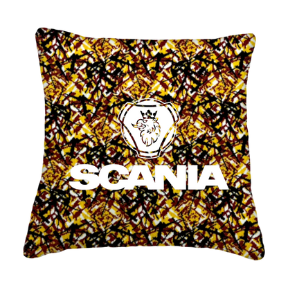 Puder scania griff - Gul busplys - KJoF - Sort nappa - 